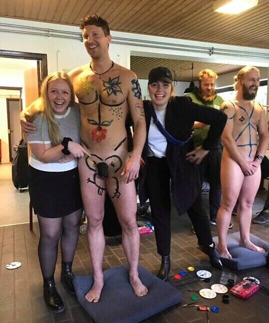 bodypaint polterabend