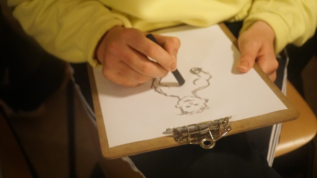 croquis tegning