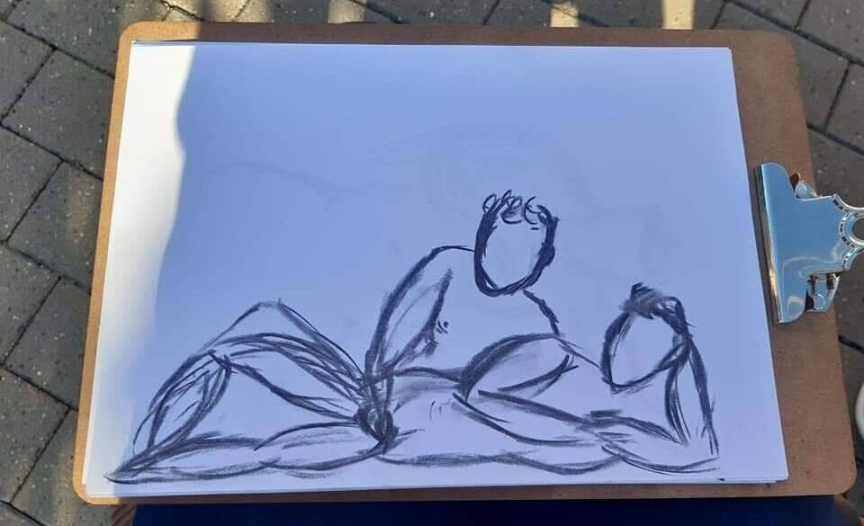 croquis tegning