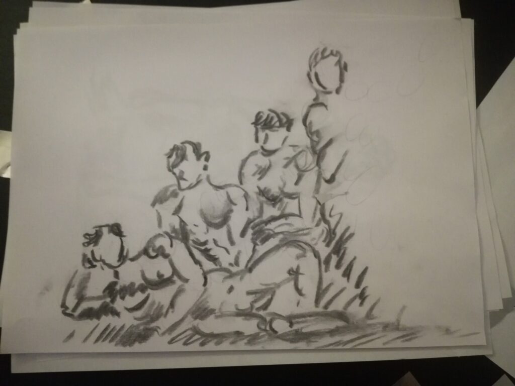 Croquis tegning
