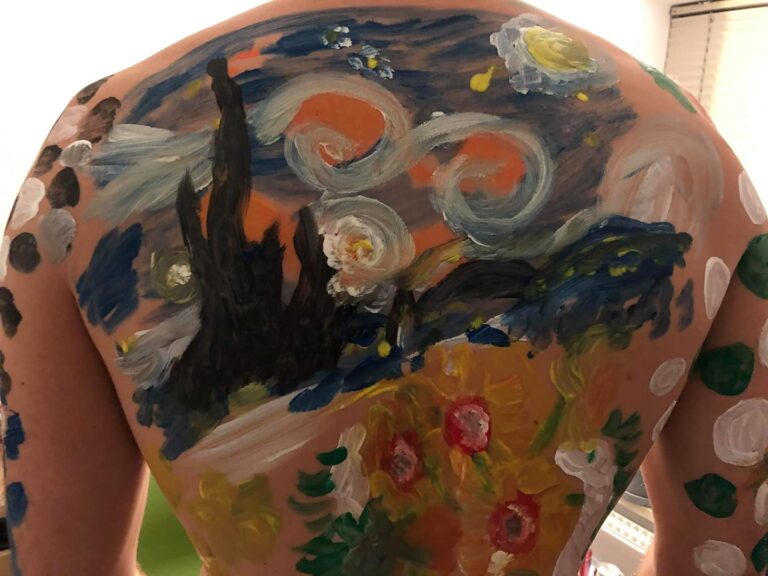 Starry Night bodypaint