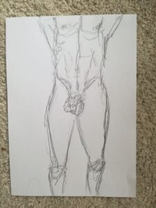 croquis tegning