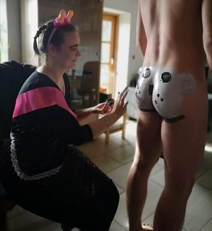 bodypaint polterabend