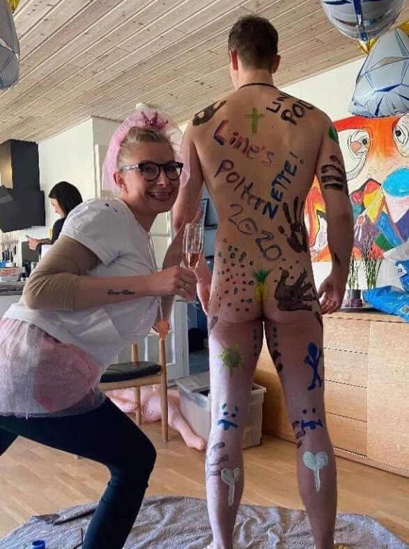 Bodypaint mand