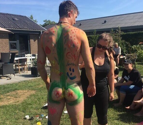 Bodypaint mand