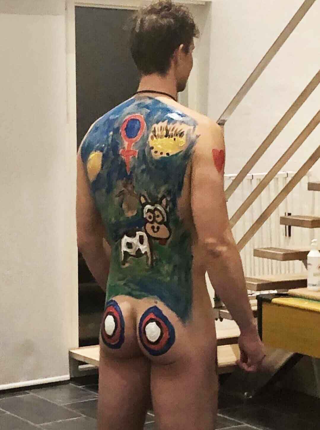 Bodypaint mand