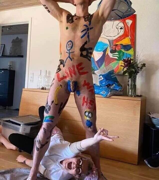 Bodypaint mand