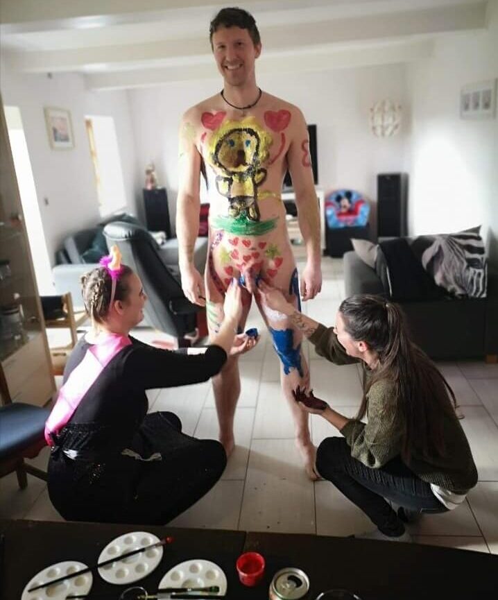 bodypaint mand